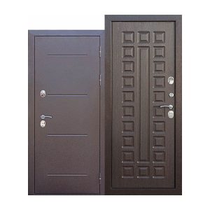 Двери металлические ISOTERMA Медный антик Венге