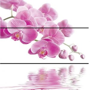 Панно «Орхидея» розовая