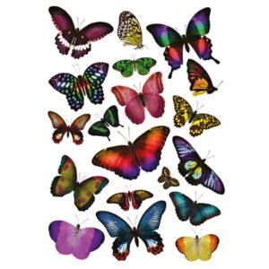Наклейка интерьерная «Сказочные бабочки»