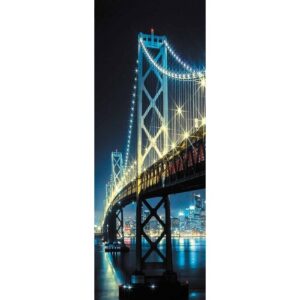 Фотообои «Ночной мост» 1,0х2,7 м