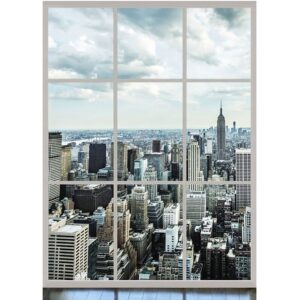Фотообои «Панорама Манхэттена» (из 2-х листов) 2,0×2,8 м
