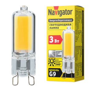 Лампа LED Navigator NLL-G G9  4000k  3w