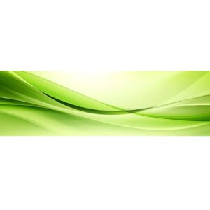 ПВХ Фартук Зеленая волна 3000*600*1,5мм Лак