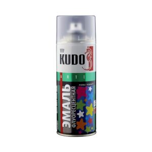 Краска-аэрозоль «KUDO» Флуорересцентная голубая 520мл
