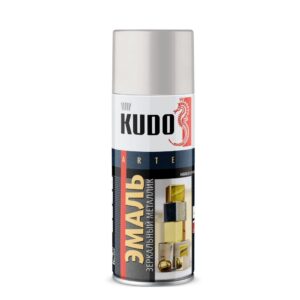 Краска-аэрозоль «KUDO» Металлик хром зеркальный 520мл