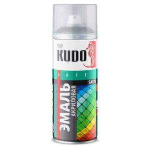 Краска-аэрозоль «KUDO» Satin серая акр 520мл